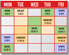 schedule